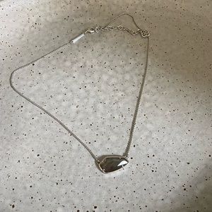 Kendra Scott Black Mother of Pearl Necklace